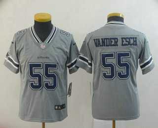 Youth Dallas Cowboys #55 Leighton Vander Esch Grey 2019 Inverted Legend Stitched NFL Nike Limited Jersey,We sell and wholesale Youth Dallas Cowboys #55 Leighton Vander Esch Grey 2019 Inverted Legend Stitched NFL Nike Limited Jersey on line form chian!